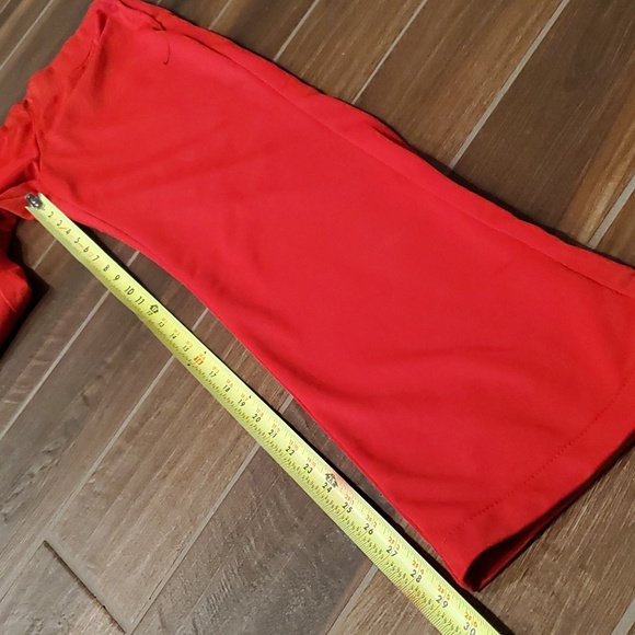 Nike The Athletic Dept Polyester Red Straight Leg Pants Women S - Picture 13 of 15